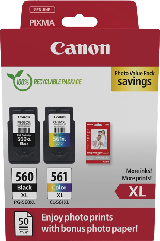 Canon 560XL/561XL Druckerpatrone Multipack – Original