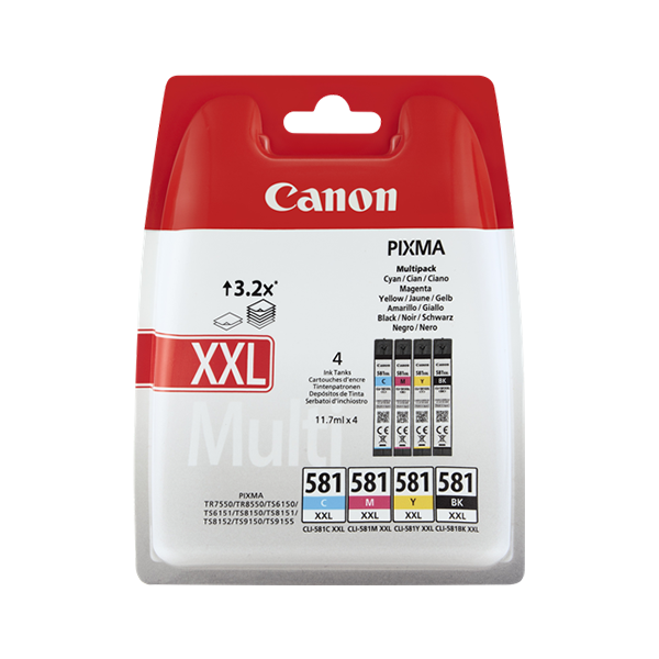 Canon CLI-581XXL Druckerpatrone Multipack – Original