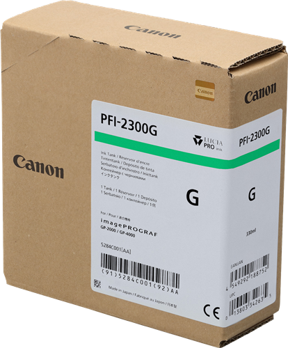 Canon PFI-2300g Druckerpatrone Grün – Original