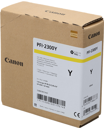 Canon PFI-2300y Druckerpatrone Gelb – Original