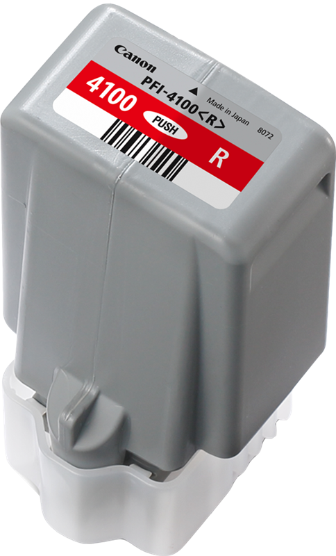 Canon PFI-4100r Druckerpatrone Rot – Original