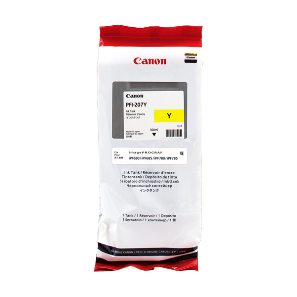 Canon PFI207y Druckerpatrone Gelb – Original