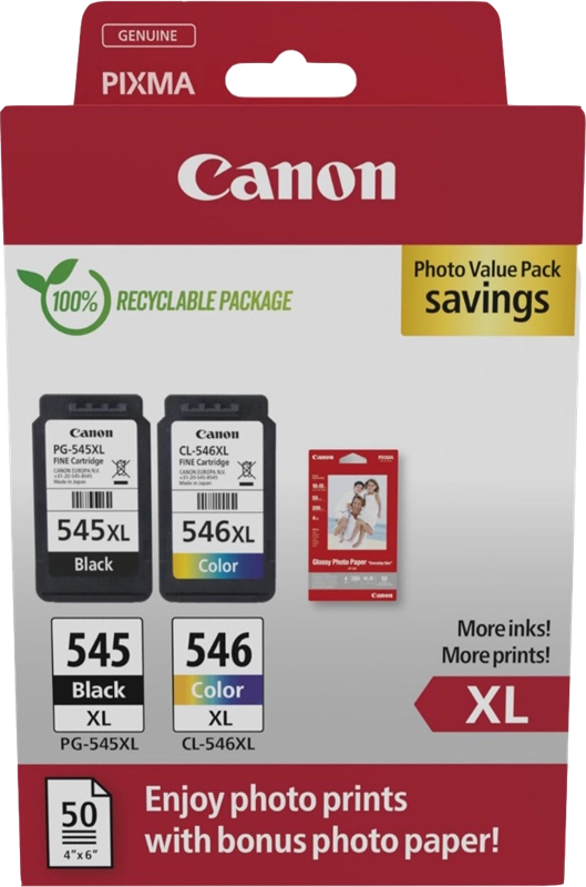 Canon PG-545XL/CL-546XL Druckerpatrone Multipack – Original