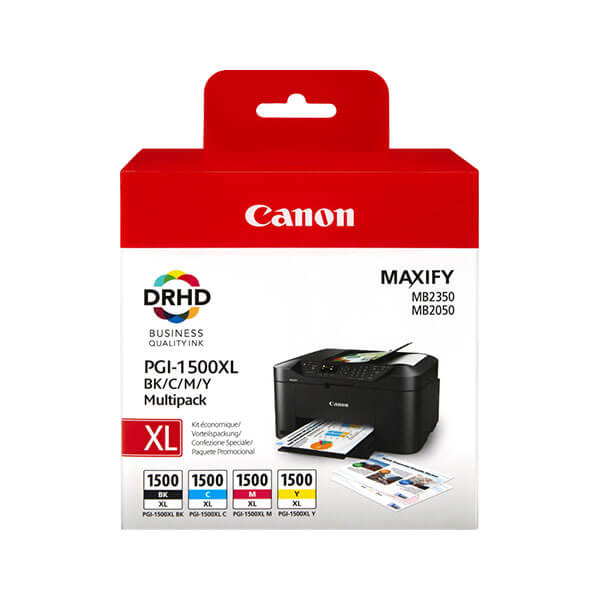 Canon PGI-1500XL Druckerpatrone 4er-Pack – Original