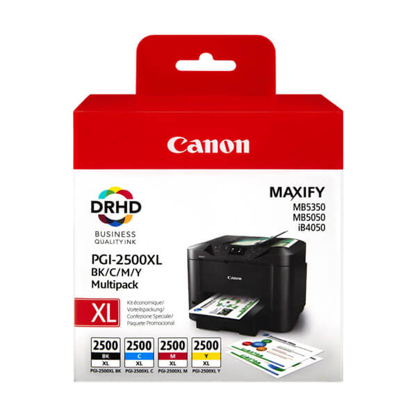 Canon PGI-2500XL Druckerpatrone 4er-Pack – Original