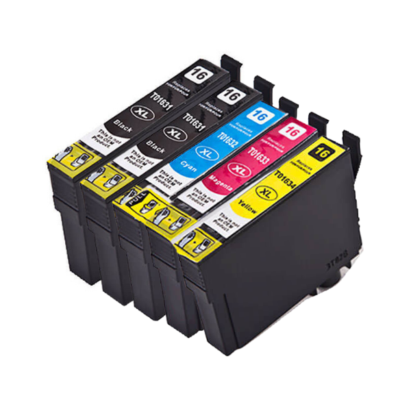 Epson 16XL Druckerpatrone 5er-Pack – kompatibel
