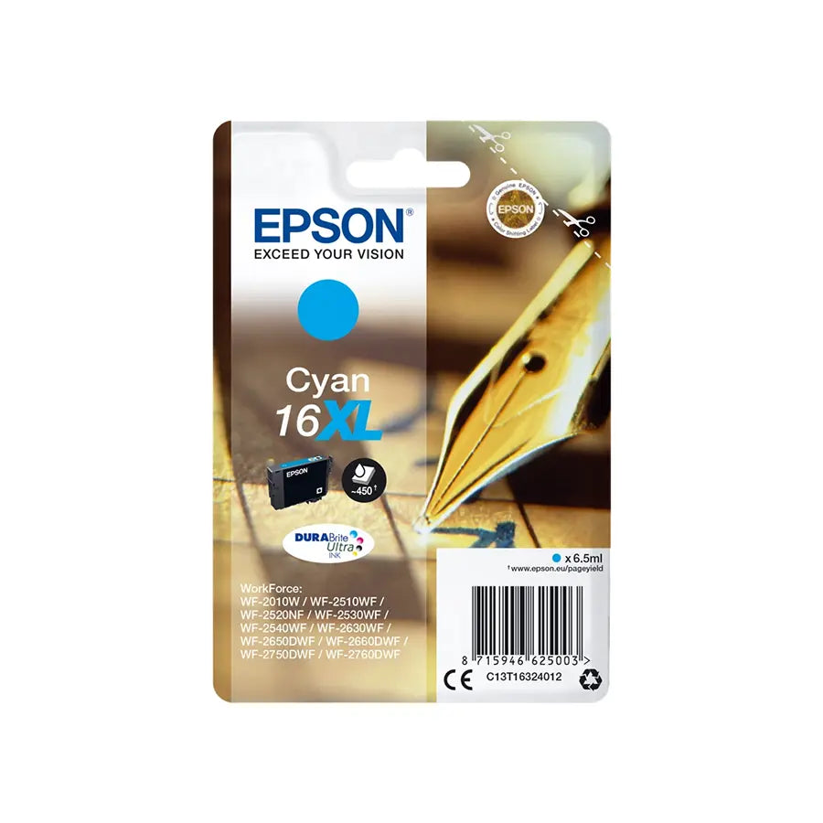 Epson 16XL Druckerpatrone Cyan – Original