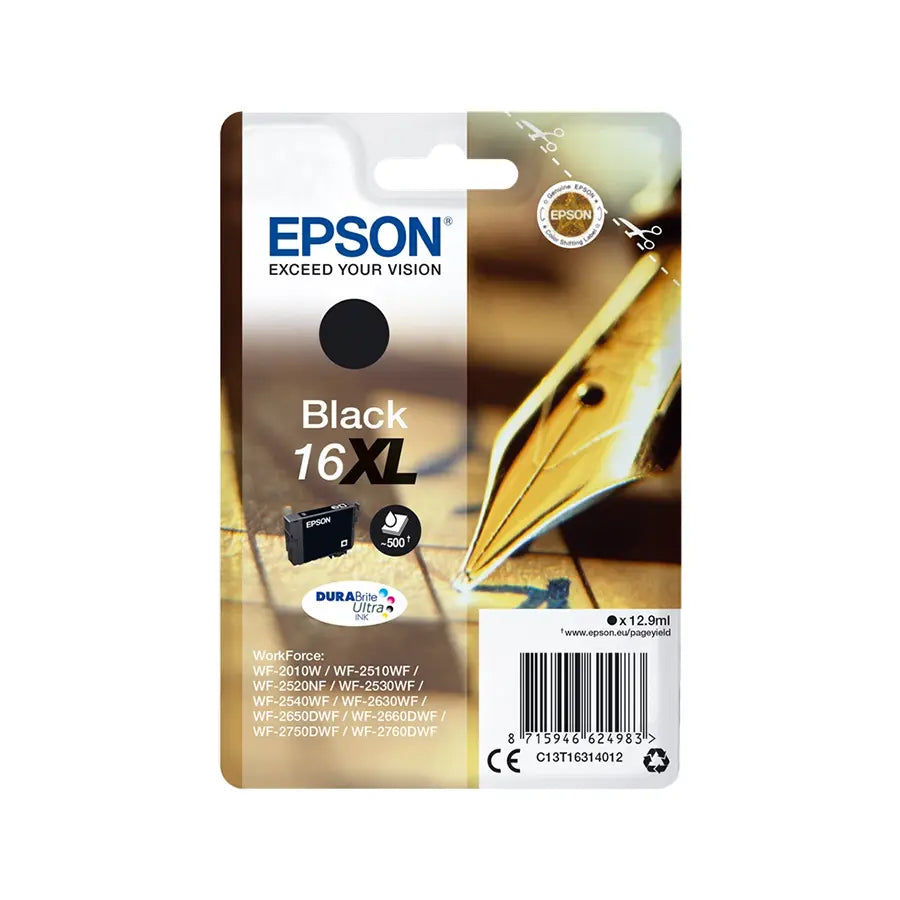 Epson 16XL Druckerpatrone Schwarz – Original