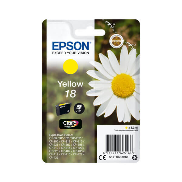 Epson 18 Druckerpatrone Gelb – Original