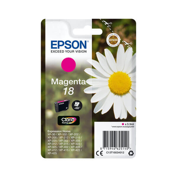 Epson 18 Druckerpatrone Magenta – Original