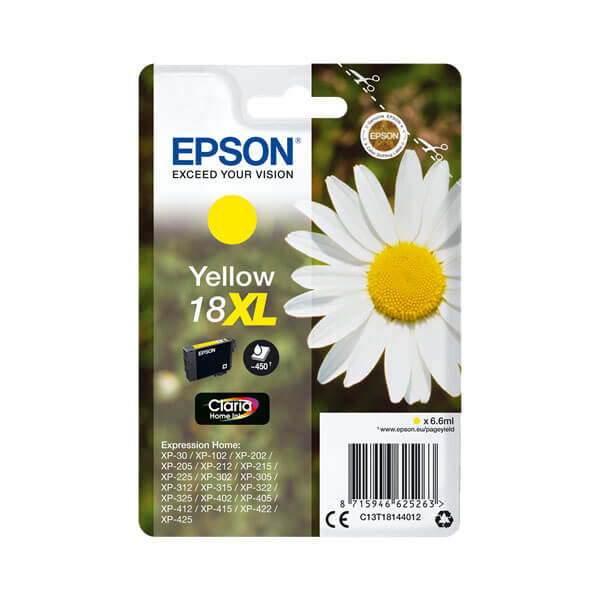 Epson 18XL Druckerpatrone Gelb – Original