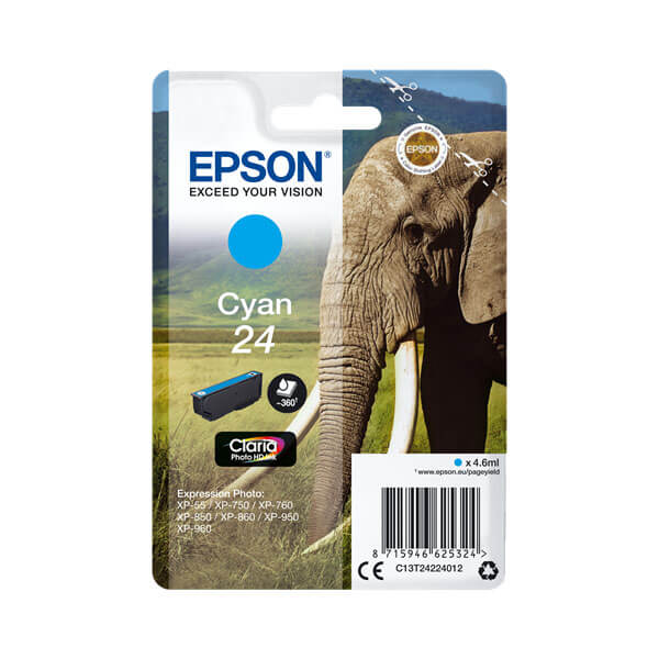 Epson 24 Druckerpatrone Cyan – Original
