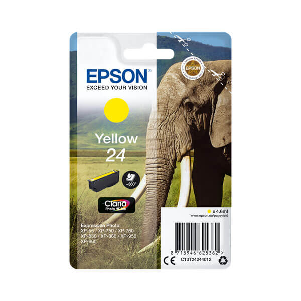 Epson 24 Druckerpatrone Gelb – Original