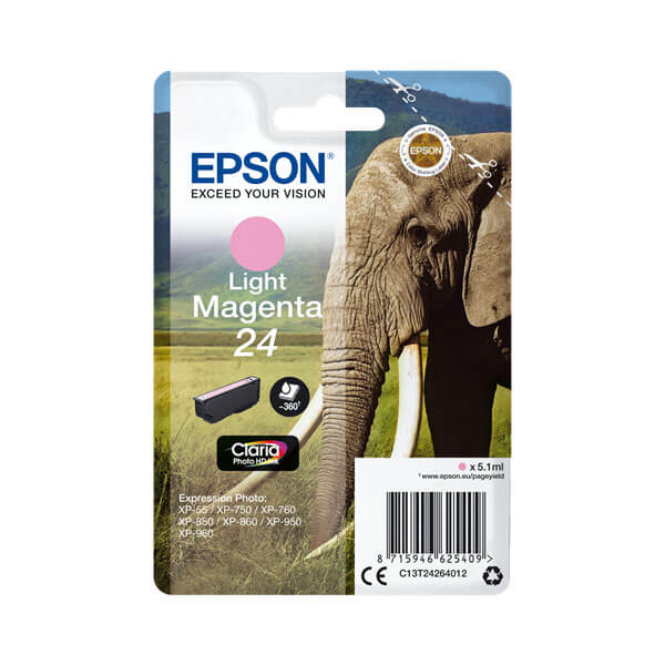Epson 24 Druckerpatrone Light Magenta – Original