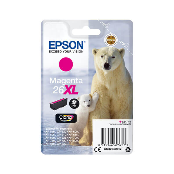 Epson 26XL Druckerpatrone Magenta – Original