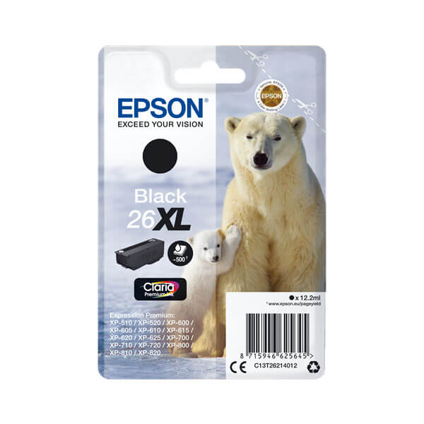 Epson 26XL Druckerpatrone Schwarz – Original