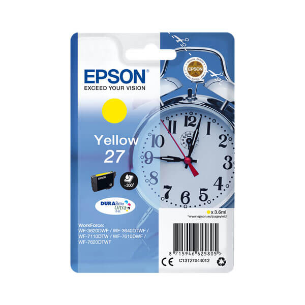 Epson 27 Druckerpatrone Gelb – Original