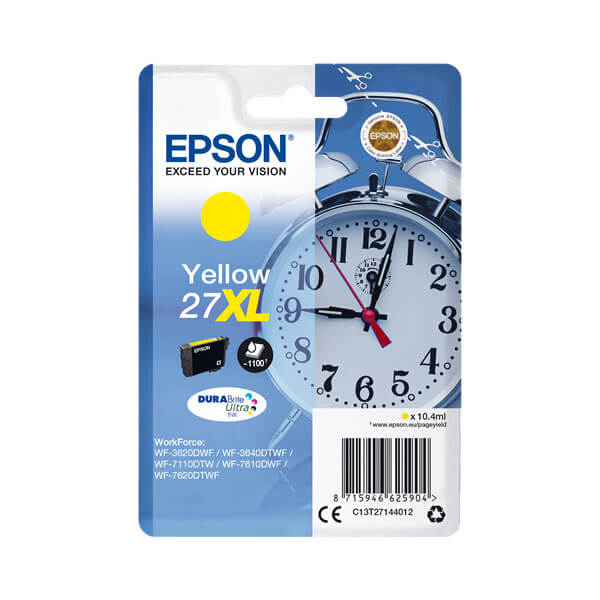 Epson 27XL Druckerpatrone Gelb – Original