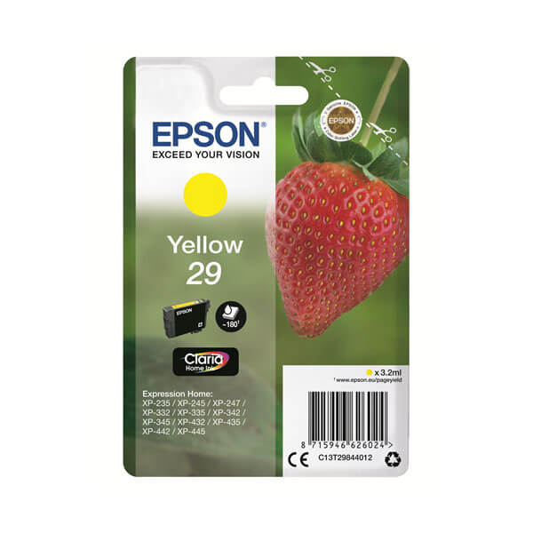 Epson 29 Druckerpatrone Gelb – Original
