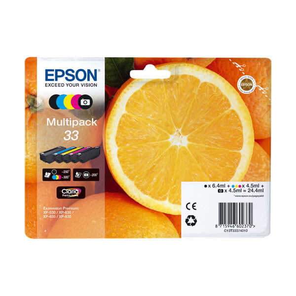 Epson 33 Druckerpatrone Multipack – Original
