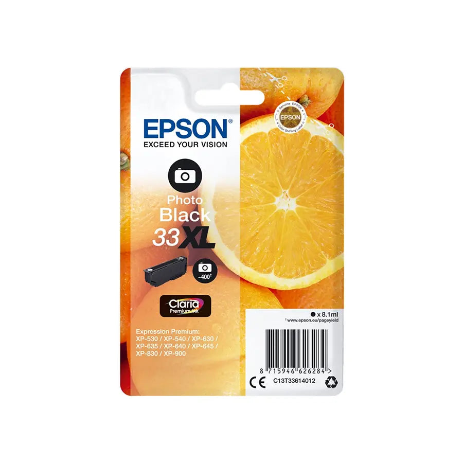 Epson 33XL Druckerpatrone Foto Schwarz – Original