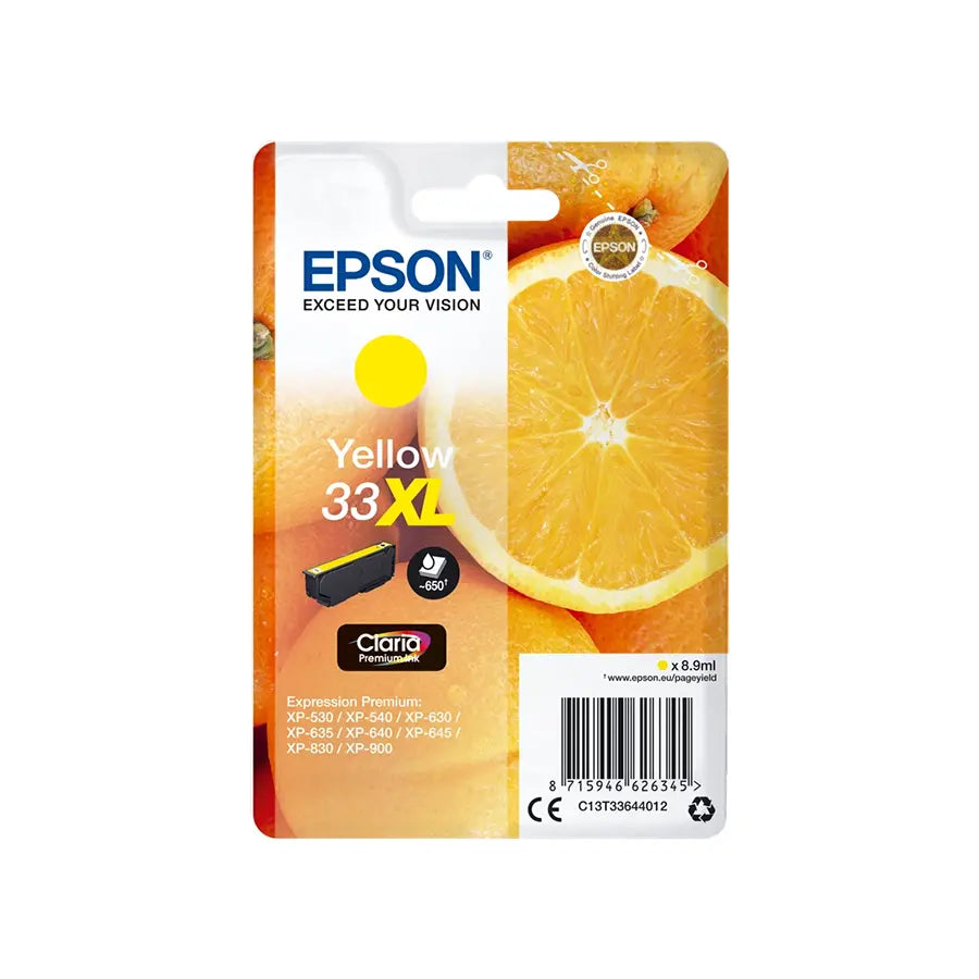 Epson 33XL Druckerpatrone Gelb – Original