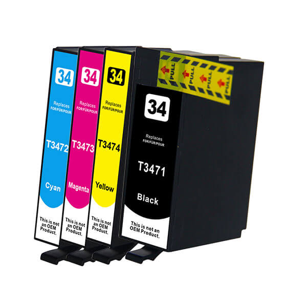 Epson 34XL Druckerpatrone 4er-Pack – kompatibel
