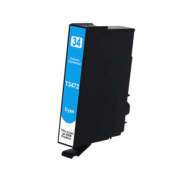 Epson 34XL Druckerpatrone Cyan – kompatibel