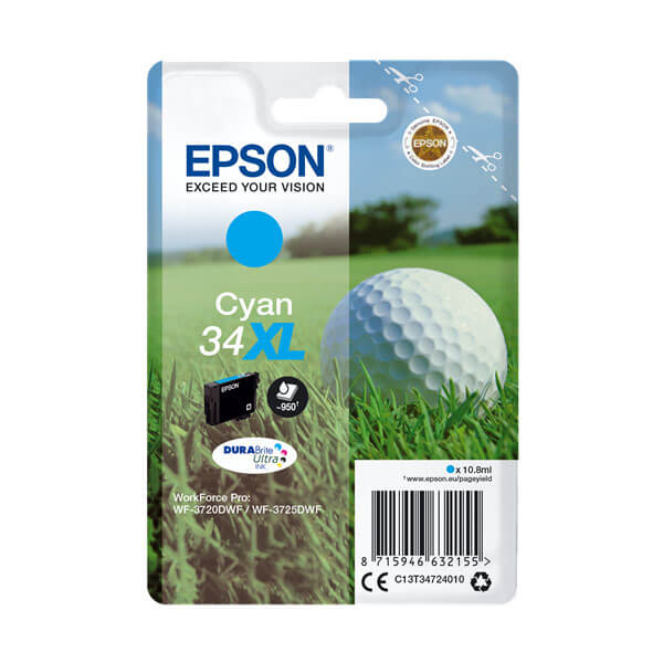 Epson 34XL Druckerpatrone Cyan – Original