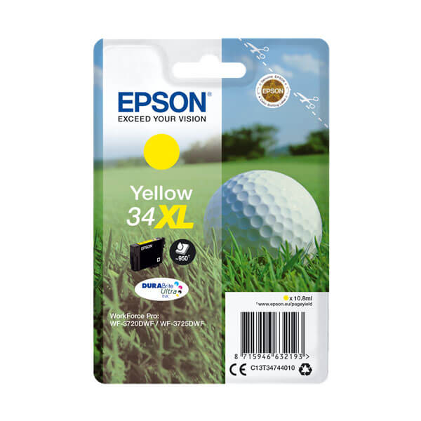 Epson 34XL Druckerpatrone Gelb – Original
