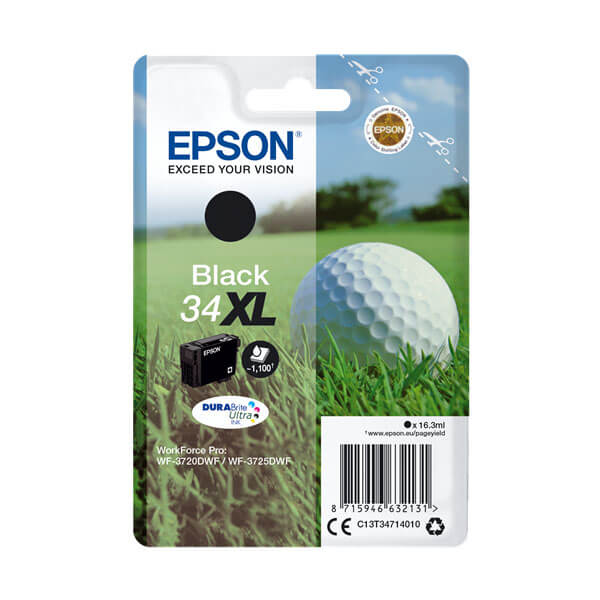 Epson 34XL Druckerpatrone Schwarz – Original