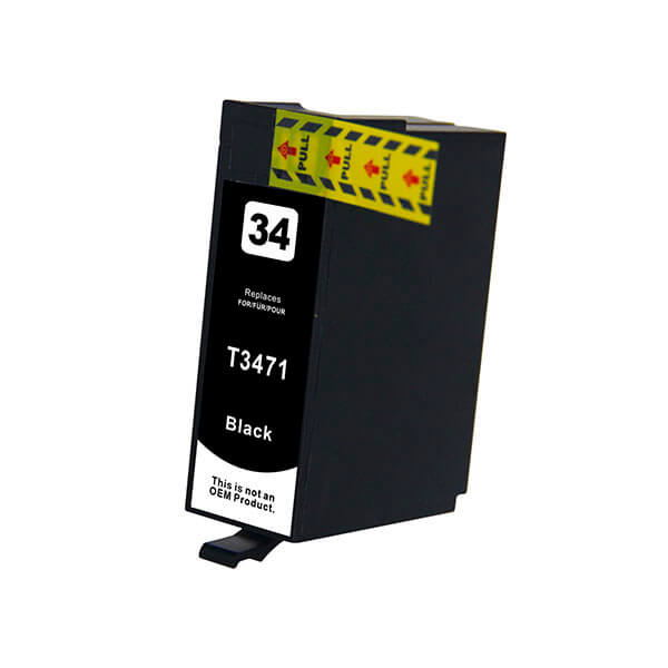 Epson 34XL Druckerpatrone Schwarz – kompatibel