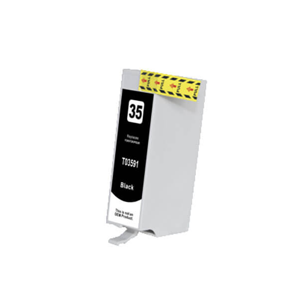 Epson 35XL Druckerpatrone Schwarz – kompatibel