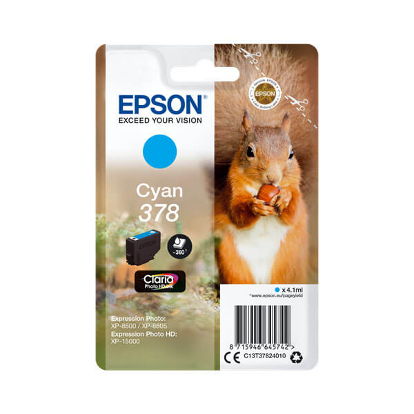Epson 378 Druckerpatrone Cyan – Original