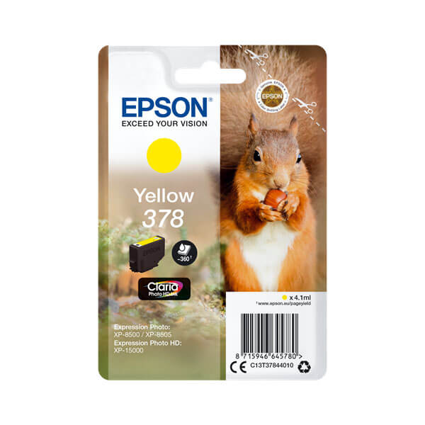 Epson 378 Druckerpatrone Gelb – Original