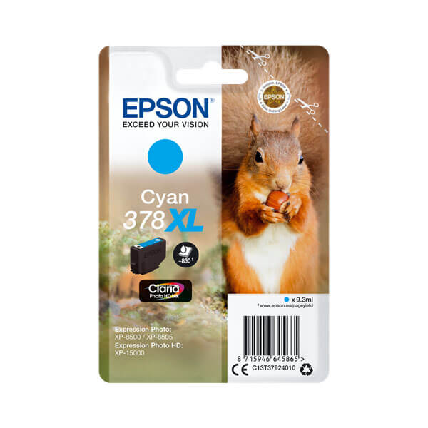 Epson 378XL Druckerpatrone Cyan – Original