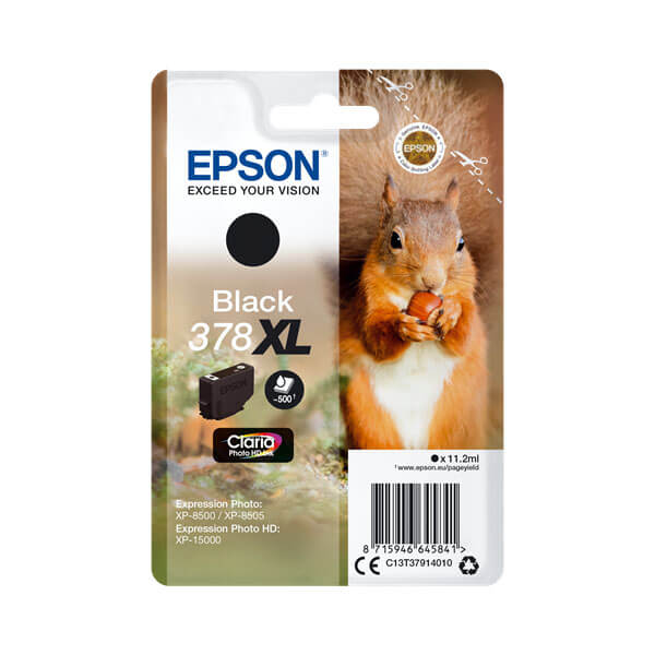 Epson 378XL Druckerpatrone Schwarz – Original
