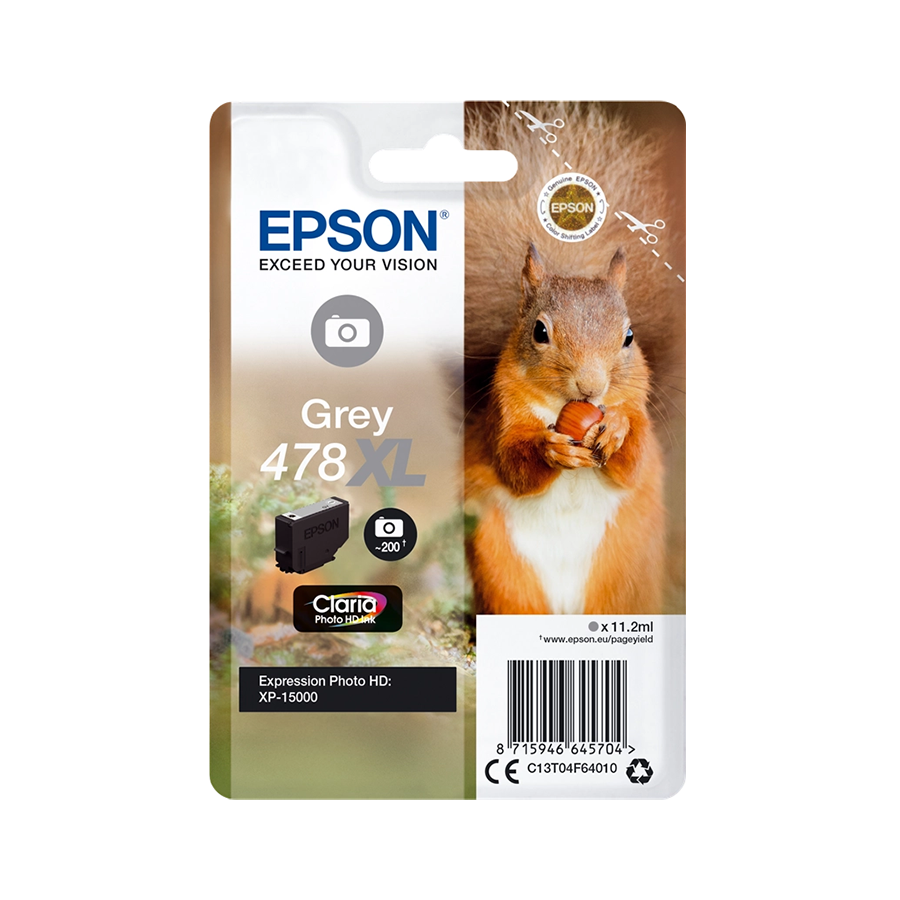Epson 478XL Druckerpatrone Grau – Original