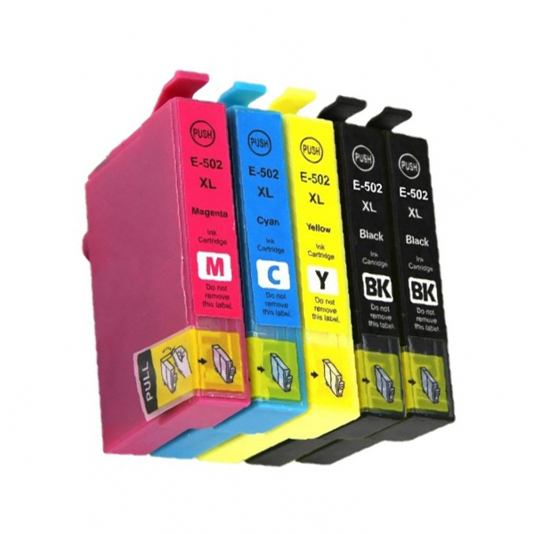 Epson 502XL Druckerpatrone 5er-Pack – kompatibel