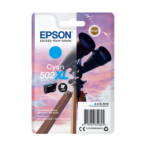 Epson 502XL Druckerpatrone Cyan – Original