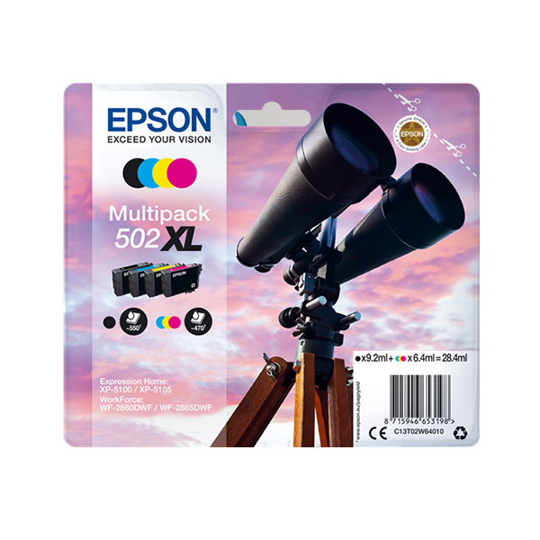 Epson 502XL Druckerpatrone Multipack – Original