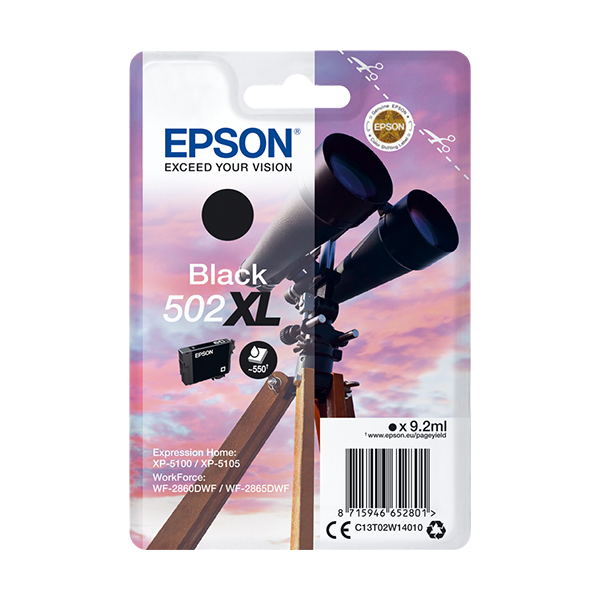 Epson 502XL Druckerpatrone Schwarz – Original