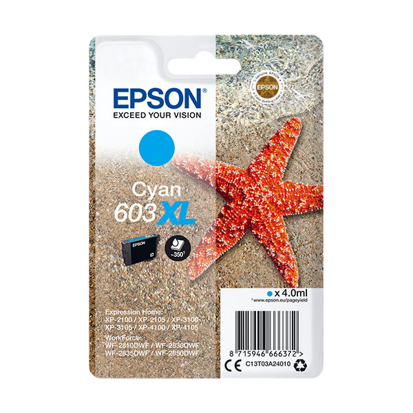 Epson 603XL Druckerpatrone Cyan – Original