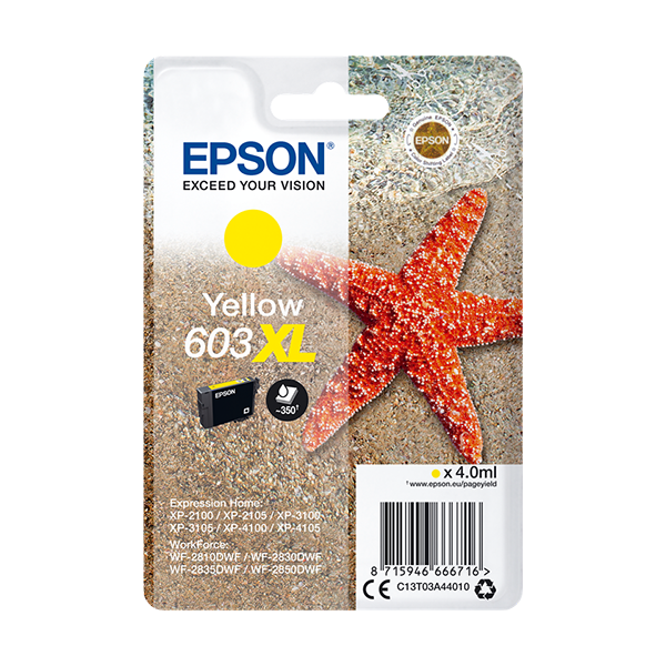 Epson 603XL Druckerpatrone Gelb – Original