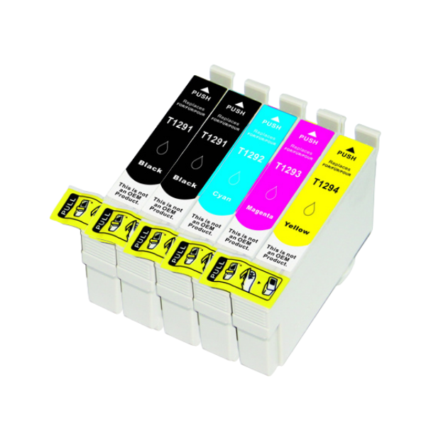 Epson T1295 Druckerpatrone 5er-Pack – kompatibel