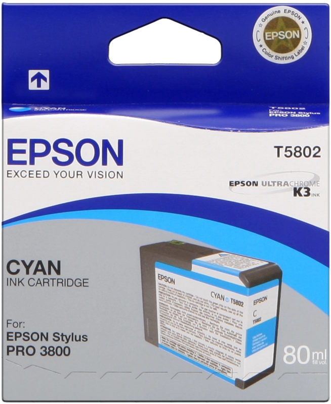 Epson T5802 Druckerpatrone Cyan – Original