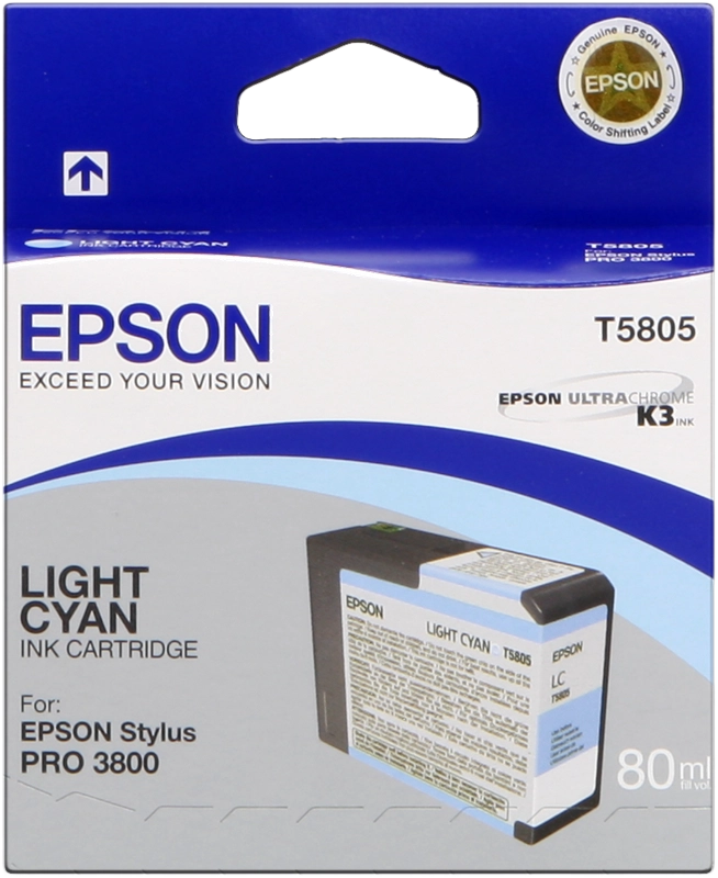 Epson T5805 Druckerpatrone Cyan Foto – Original