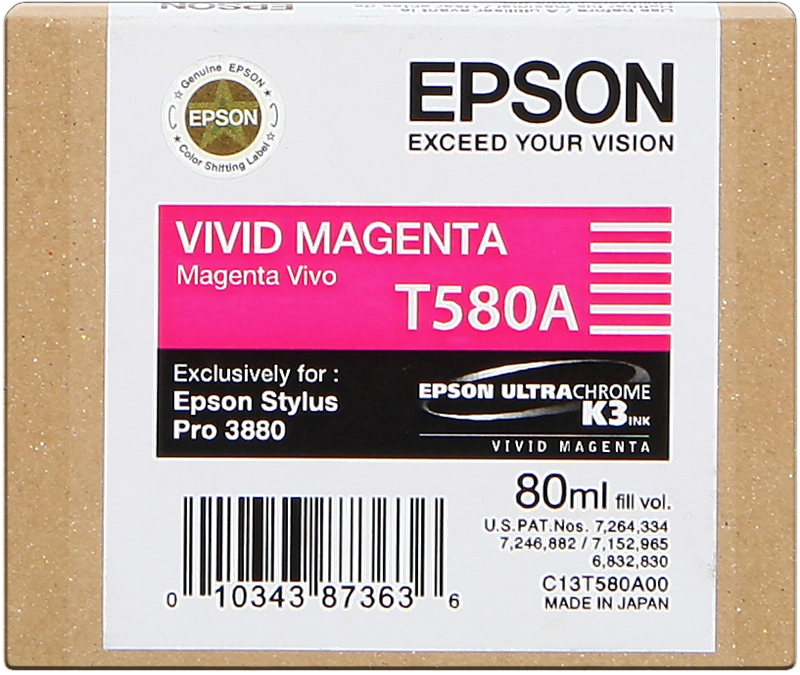 Epson T580A Druckerpatrone Magenta – Original