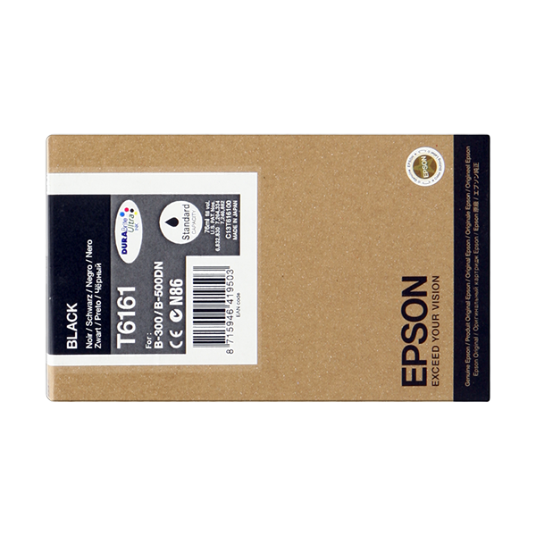Epson T6161 Druckerpatrone Schwarz – Original