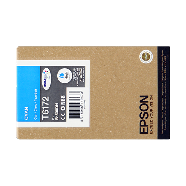 Epson T6172 Druckerpatrone Cyan – Original